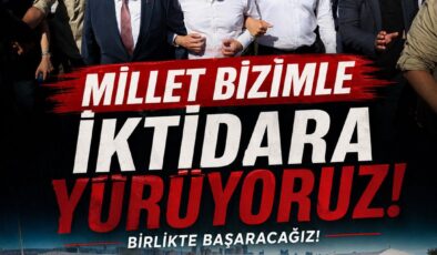 Özgür Özel: “Bu mücadele halkın iradesini savunma mücadelesidir”