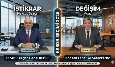 KESOB’da Dev Hesaplaşma Yarın: 419 Delege Esnafın Yeni Liderini Belirliyor!