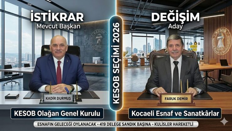 KESOB’da Dev Hesaplaşma Yarın: 419 Delege Esnafın Yeni Liderini Belirliyor!