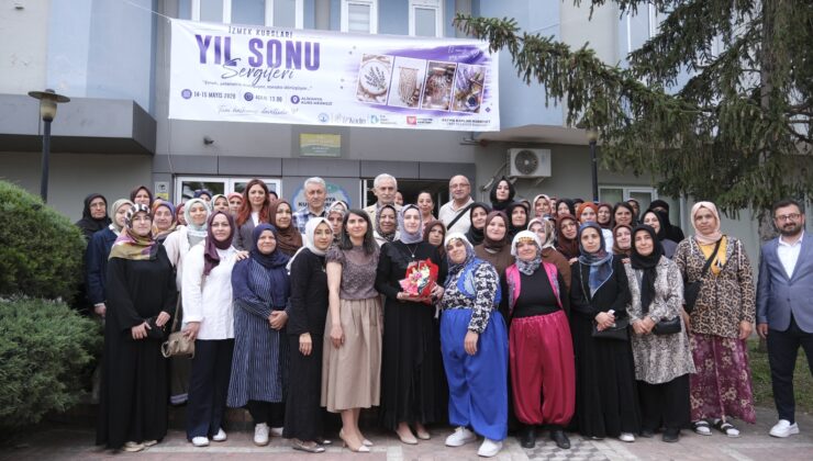 ALİKAHYA’DA EL EMEĞİ FESTİVALİ: İZMEK KURSİYERLERİNDEN MUHTEŞEM SERGİ!