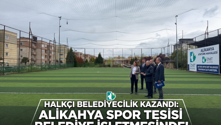 ALİKAHYA SPOR TESİSİ DEVİR TESLİM