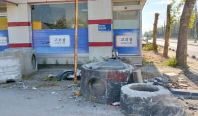 Sabiha Gökçen Caddesi’nde Altyapı Enkazı