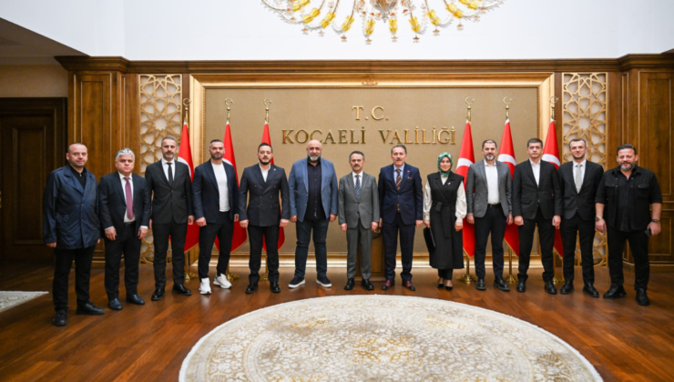 Kocaeli Rizeliler Heyetinden Vali Aktaş’a Nezaket Ziyareti