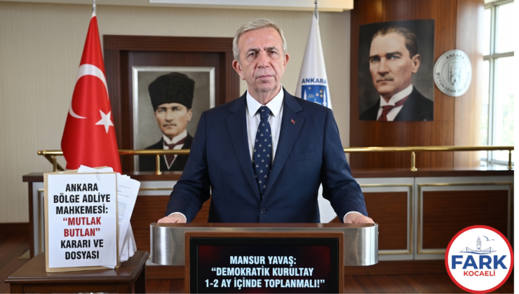 MANSUR YAVAŞ’TAN SİYASİ STRATEJİ HAMLESİ: “MUTLAK BUTLAN” KARARINA “ÜÇÜNCÜ YOL” YORUMU!