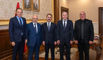 GEPOSB Başkanı Kantarcı ve Yeni Yönetiminden Vali Aktaş’ı Ziyaret