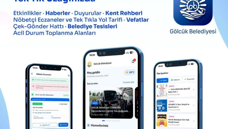 Gölcük’te Dijital Dönüşüm: Belediye Hizmetleri Artık Cepte!