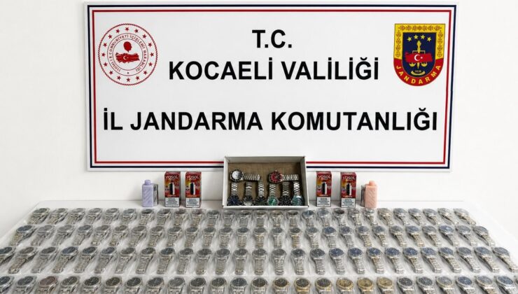 Dilovası’nda Dev Operasyon! Piyasa Değeri 4,5 Milyon TL Olan Lüks Saatler Ele Geçirildi