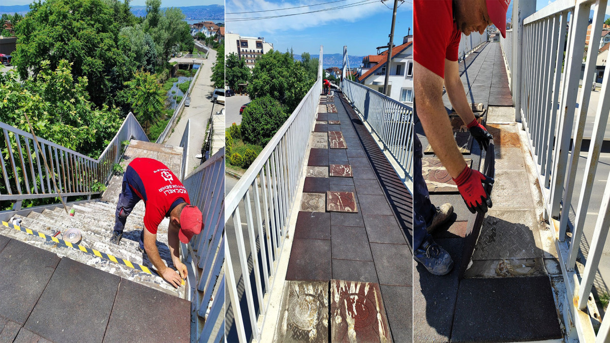Başiskele Bahçecik Üst Geçidinde Bakım ve Temizlik Çalışması Yapıldı