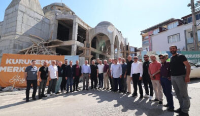Kuruçeşme Merkez Camii İnşaatı Hızlı İlerliyor