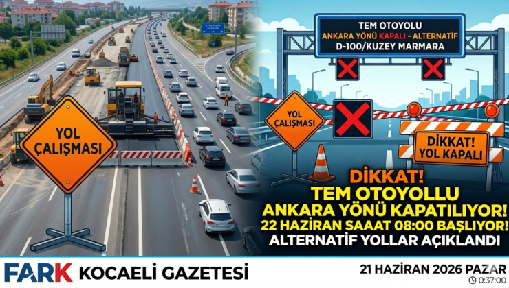 ​Sürücüler Dikkat! TEM Otoyolu Ankara İstikameti Tamamen Kapatılıyor: İşte Kapanacak Noktalar ve Alternatif Güzergahlar