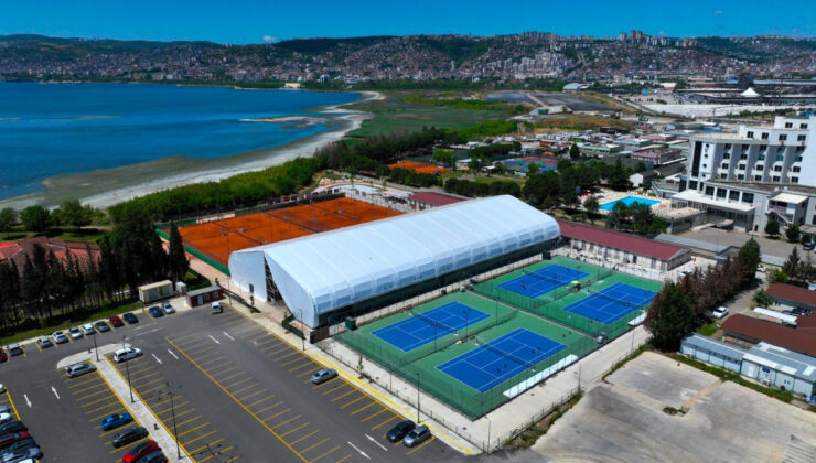 İzmit’te Tenis Tutkunlarına Dört Mevsim Müjde: Kapalı Kortlar Hızla Yükseliyor