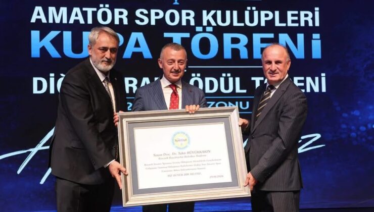 Büyükakın: “7 yılda amatör spora 425 milyon lirayı aşan destekte bulunduk”