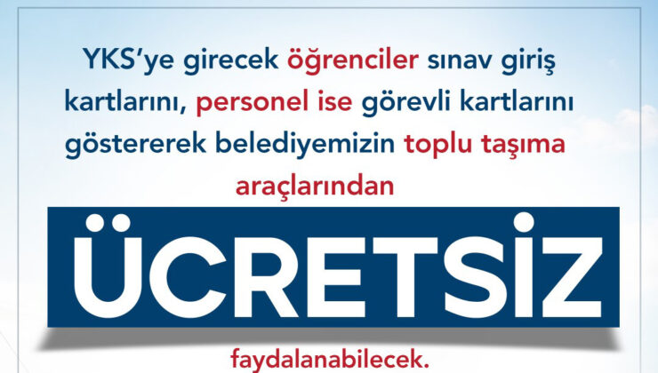 Kocaeli’de YKS Adaylarına Büyük Kolaylık! Ulaşım Ücretsiz, İşte Ek Sefer Hatları
