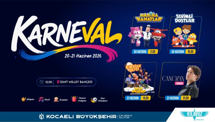 Kocaeli’de Dev Yıl Sonu Şöleni: “Karneval Çocuk Şenliği” Başlıyor!