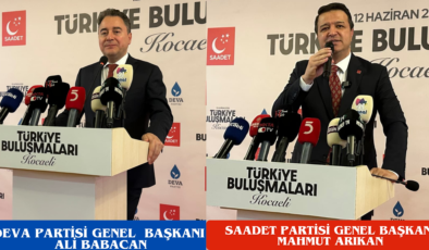 KOCAELİ’DE TARİHİ ORTAKLIK: Babacan ve Arıkan “Türkiye Buluşmaları”nda İktidara Yüklendi!