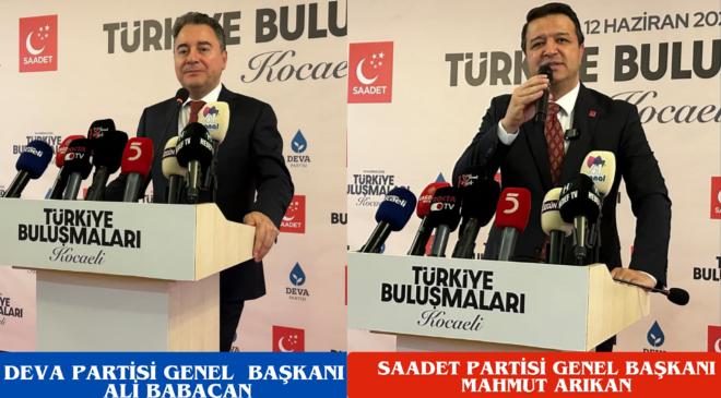 KOCAELİ’DE TARİHİ ORTAKLIK: Babacan ve Arıkan “Türkiye Buluşmaları”nda İktidara Yüklendi!