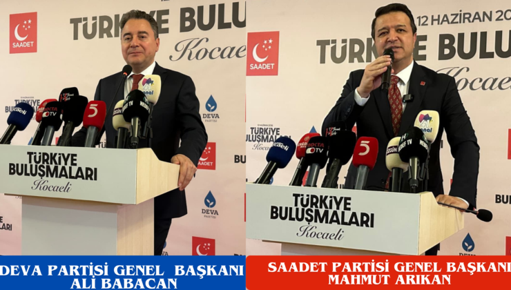 KOCAELİ’DE TARİHİ ORTAKLIK: Babacan ve Arıkan “Türkiye Buluşmaları”nda İktidara Yüklendi!