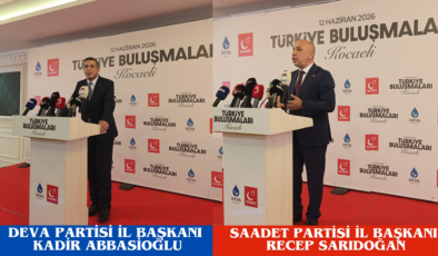KOCAELİ’DE MUHALEFETTEN ORTAK GÜÇ BİRLİĞİ: “TÜRKİYE BULUŞMALARI” BAŞLADI!