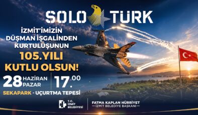 İzmit’in Kurtuluşunun 105. Yılında SOLOTÜRK Gökyüzünü Çalkalayacak