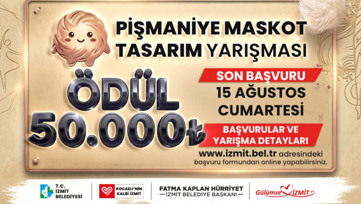 14. Uluslararası İzmit Pişmaniye Festivali Maskot Tasarım Yarışması Başvuruları Başladı