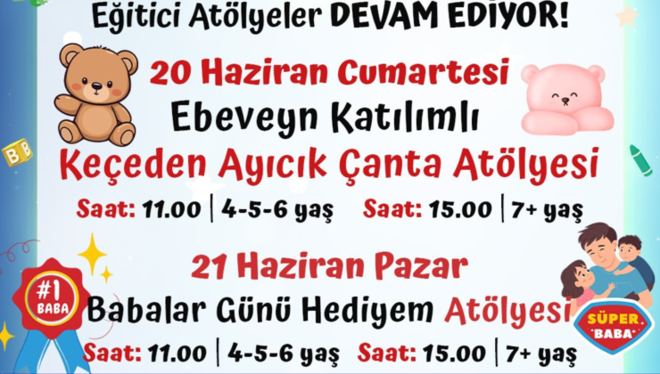 İZMİT’TE BABALAR GÜNÜ COŞKUSU OYUNCAK MÜZESİ’NDE YAŞANACAK!
