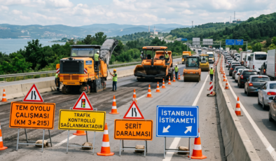 Sürücüler Dikkat! TEM Otoyolu Kocaeli Geçişinde Şeritler Daralıyor: Yarın Başlıyor!