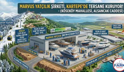 YALOVA’DAN KARTEPE’YE YATIRIM! KÖSEKÖY’DE LÜKS YAT ÜRETİMİ BAŞLIYOR