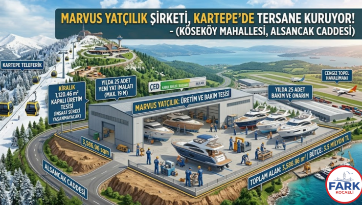 YALOVA’DAN KARTEPE’YE YATIRIM! KÖSEKÖY’DE LÜKS YAT ÜRETİMİ BAŞLIYOR