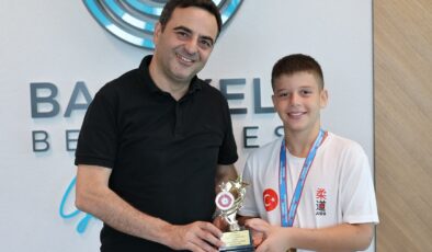 Judo Türkiye Şampiyonu Kadir Musab’dan Başkan Yasin Özlü’ye Ziyaret