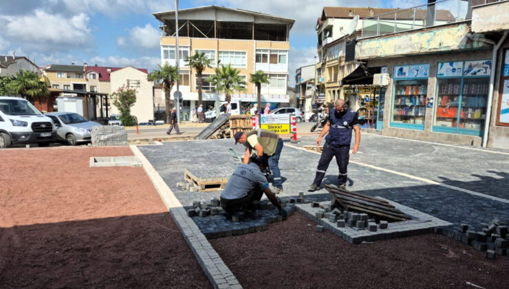 Kandıra’ya Modern Çehre: Kent Meydanı’nda Çalışmalar Hız Kesmiyor!
