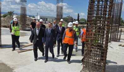 Vali Aktaş, Yeni Defterdarlık Binası İnşaatını İnceledi
