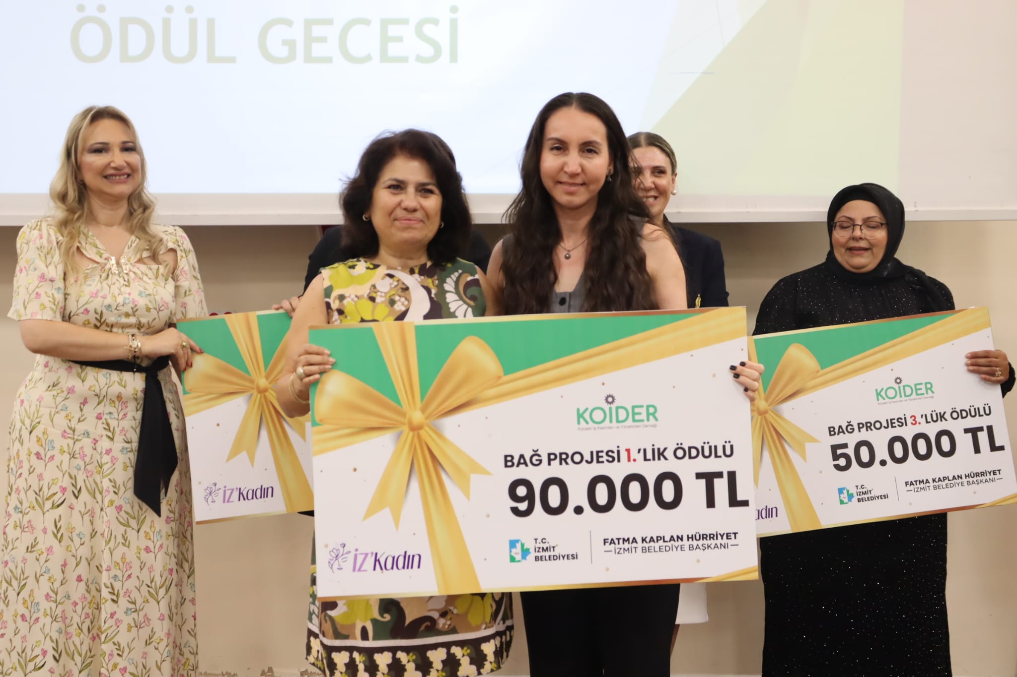 İZMİT’TE KADIN GİRİŞİMCİLERİN BÜYÜK BAŞARISI: BAĞ PROJESİ’NDE ÖDÜLLER SAHİPLERİNİ BULDU!