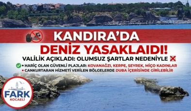 Kandıra’da Deniz Yasaklandı! İşte Girilebilecek Güvenli Plajlar