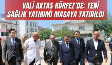 Vali Aktaş, Körfez Devlet Hastanesi Ek Binası İnşaatını İnceledi