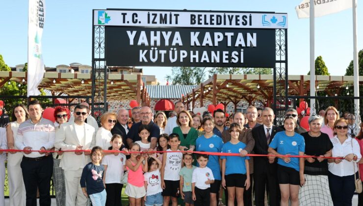 İzmit’te Eğitim Seferberliği! Yahya Kaptan Kütüphanesi Kapılarını Açtı