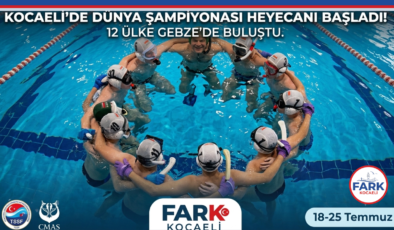 Kocaeli’de Sualtı Hokeyi Dünya Şampiyonası Başladı