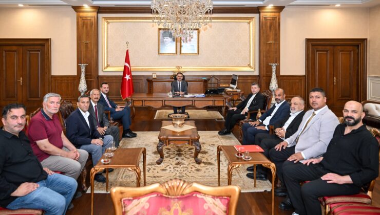 BAKANLIKLARIN ROMAN KOORDİNATÖRLERİNDEN VALİ AKTAŞ’A GENİŞ KATILIMLI ZİYARET!