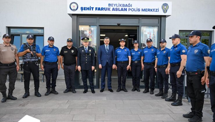 İçişleri Bakanı Mustafa Çiftçi ve Vali İlhami Aktaş’tan Gebze’de Polis Merkezi Ziyareti