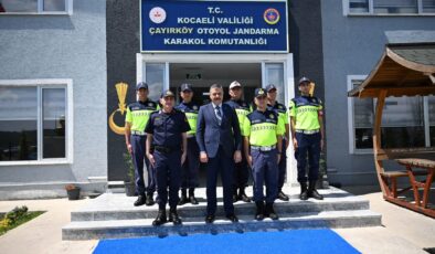 İçişleri Bakanı Mustafa Çiftçi Kocaeli’de Çayırköy Otoyol Jandarma Karakolu’nu Ziyaret Etti