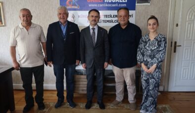 Vali Aktaş’tan Gazeteciler Cemiyeti Temsilcisi Cemal Kaplan’a Ziyaret