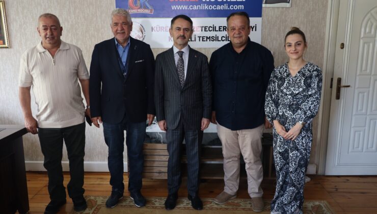 Vali Aktaş’tan Gazeteciler Cemiyeti Temsilcisi Cemal Kaplan’a Ziyaret