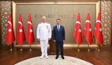 Tuğamiral Selçuk Akarı’dan Vali İlhami Aktaş’a Veda Ziyareti