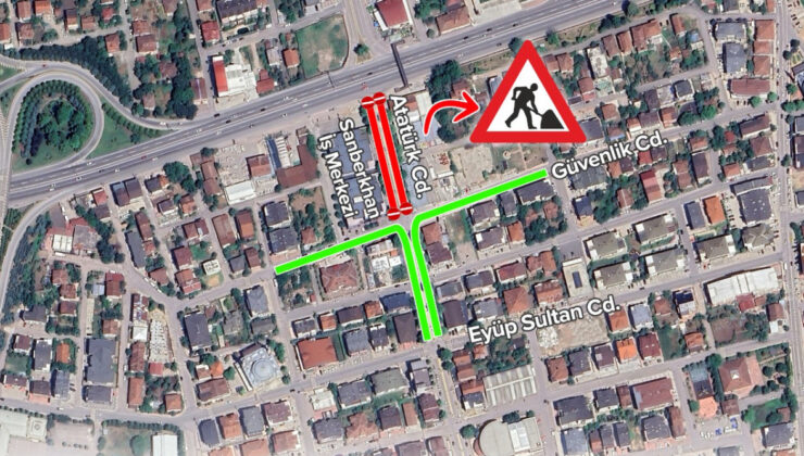 Sürücülerin Dikkatine: Başiskele Atatürk Caddesi Araç Trafiğine Kapatıldı