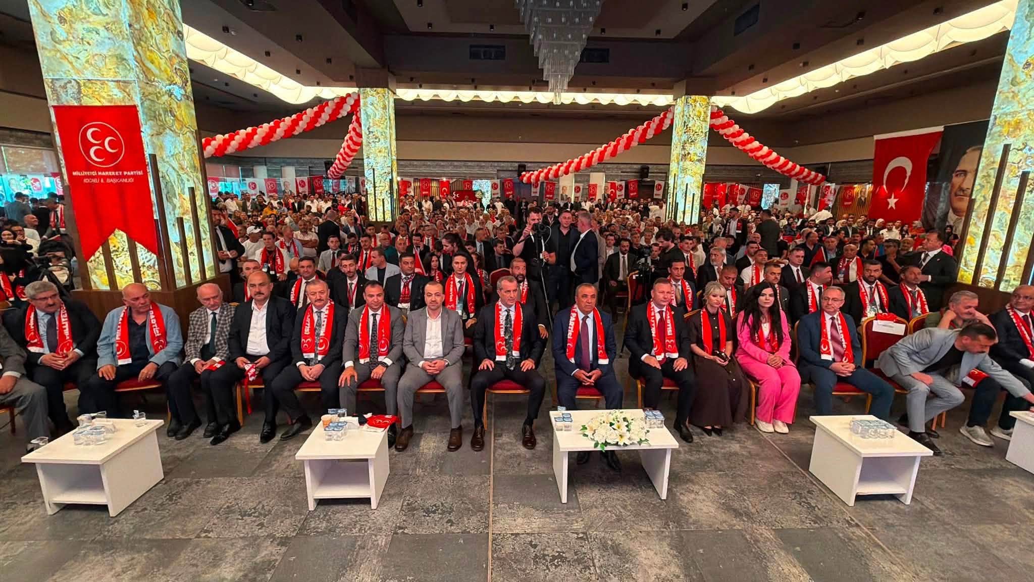 MHP KOCAELİ 15. OLAĞAN KONGRESİ’Nİ TAMAMLADI: YENİ YÖNETİM BELLİ OLDU