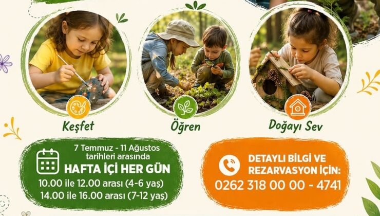 İzmitli Çocuklar İçin Doğa Atölyeleri Ekopark’ta Kapılarını Açıyor!