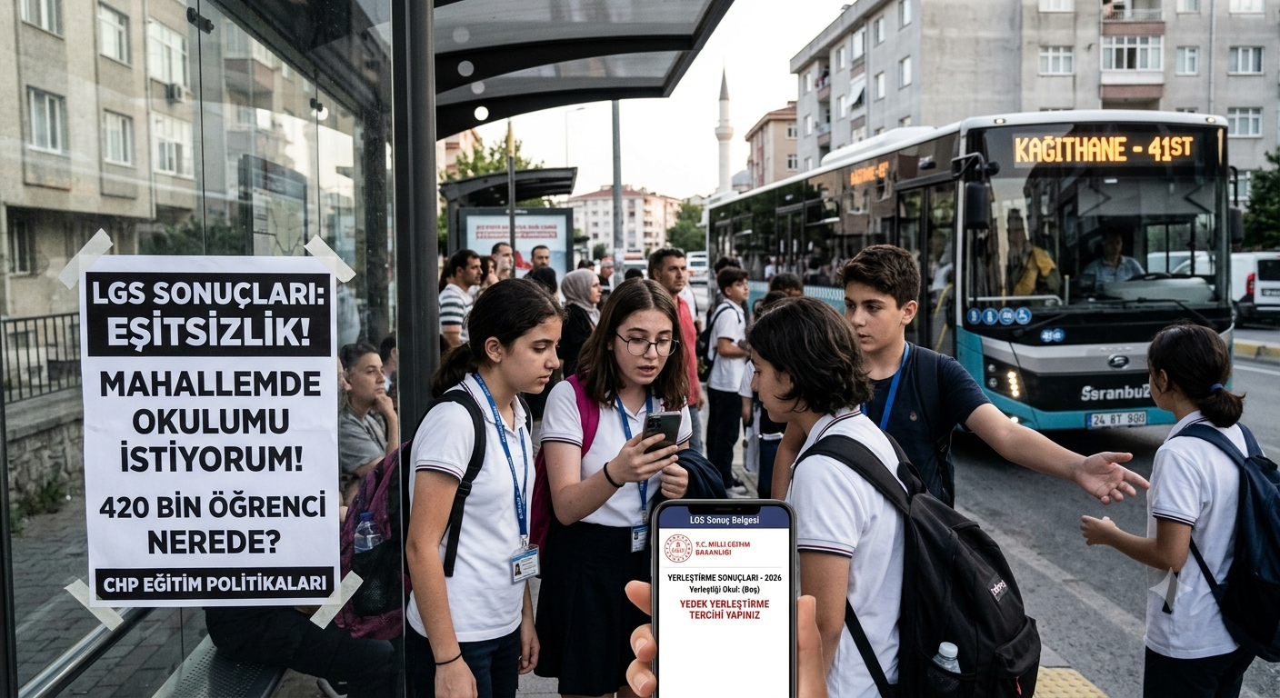 LGS Sonuçlarına CHP’den Sert Tepki: “Kazanan Yine Eşitsizlik Oldu!”