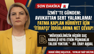 İZMİT’TE “İTİRAFÇI” İDDİALARINA SERT TEKZİP: “TAMAMEN GERÇEK DIŞI, HUKUKİ SÜREÇ BAŞLATILIYOR!”