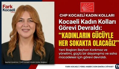 Chp Kocaeli de “Kocaeli Kadın Kolları Görevi Devraldı: ‘Kadınların Gücüyle Her Sokakta Olacağız'”