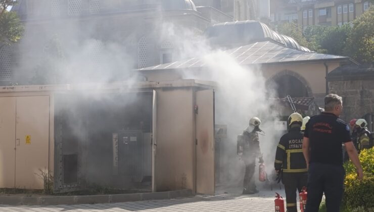 İZMİT YENİ CUMA MEVKİİNDE TRAFO YANGINI PANİĞİ: İTFAİYE MÜDAHALE ETTİ, SOĞUTMA ÇALIŞMALARI SÜRÜYOR