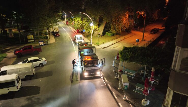 Karamürsel Plaj Yolu Caddesi’ne özel asfalt dokunuşu